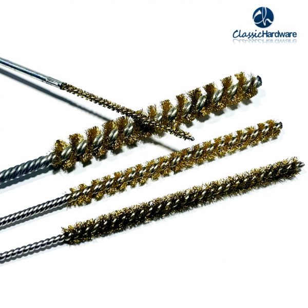 Brass Weapon Brush - Twisted Wire Brush