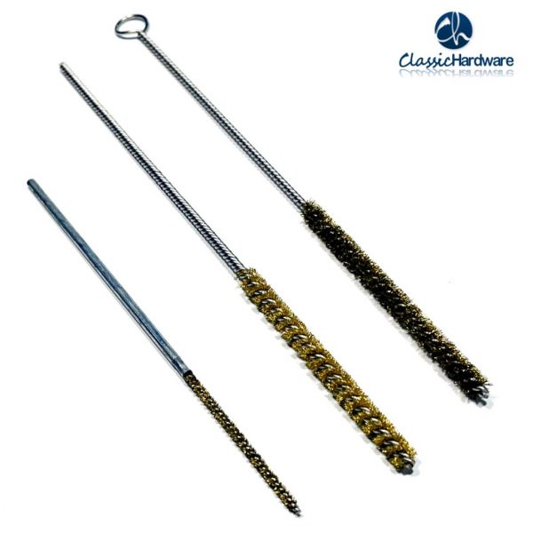 Brass Weapon Brush - Twisted Wire Brush